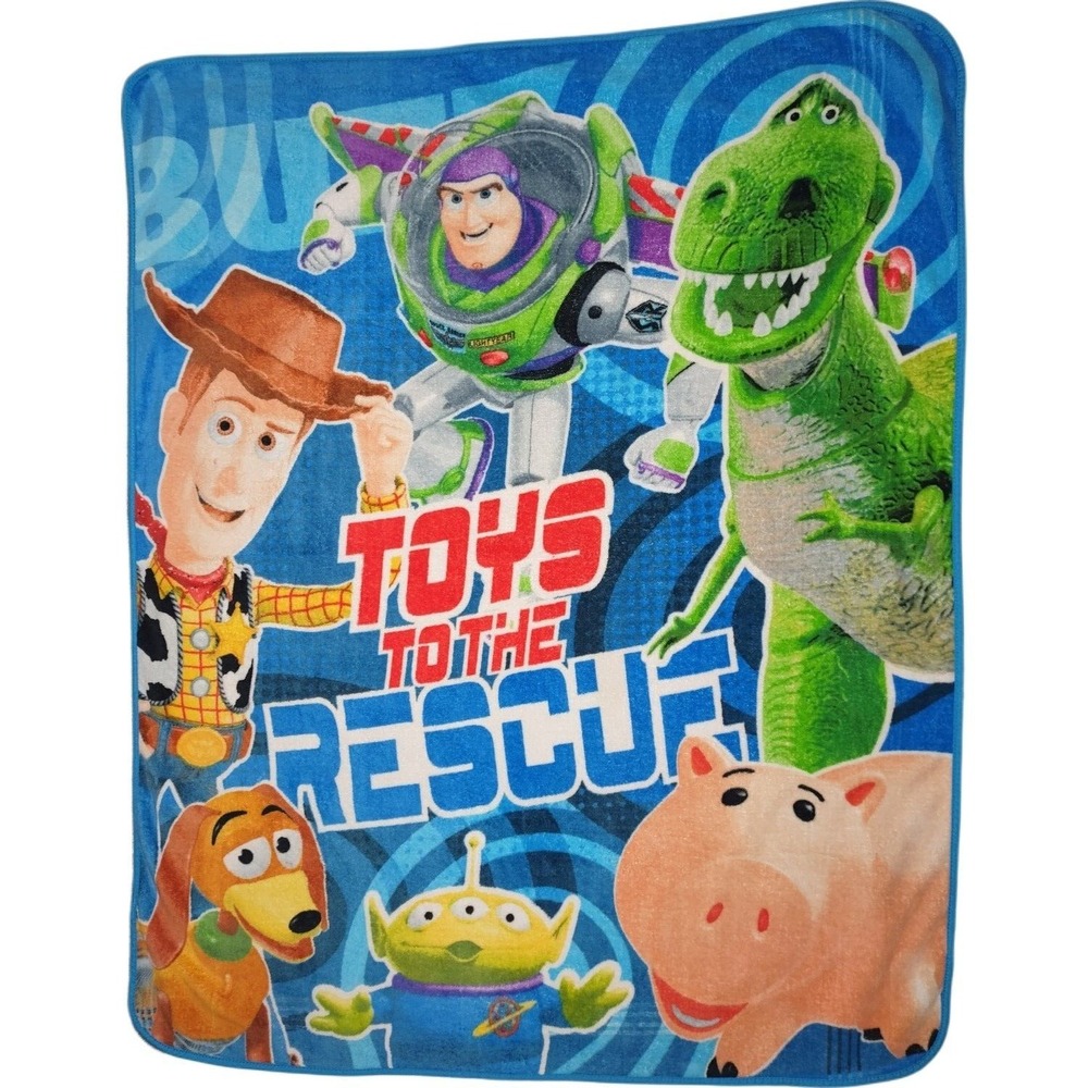 Disney Toys Story To The Rescue Fleece Blanket Northwest Co Buzz Lightyear Woody